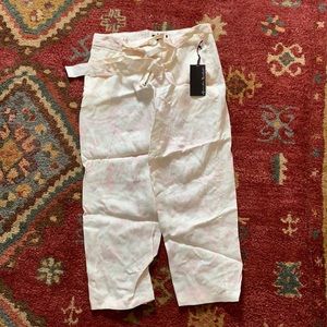 Alexandra Bartlett Women’s Linen Pants Size 12